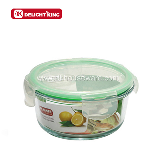 High Borosilicate Glass Food Container With Airtight lid